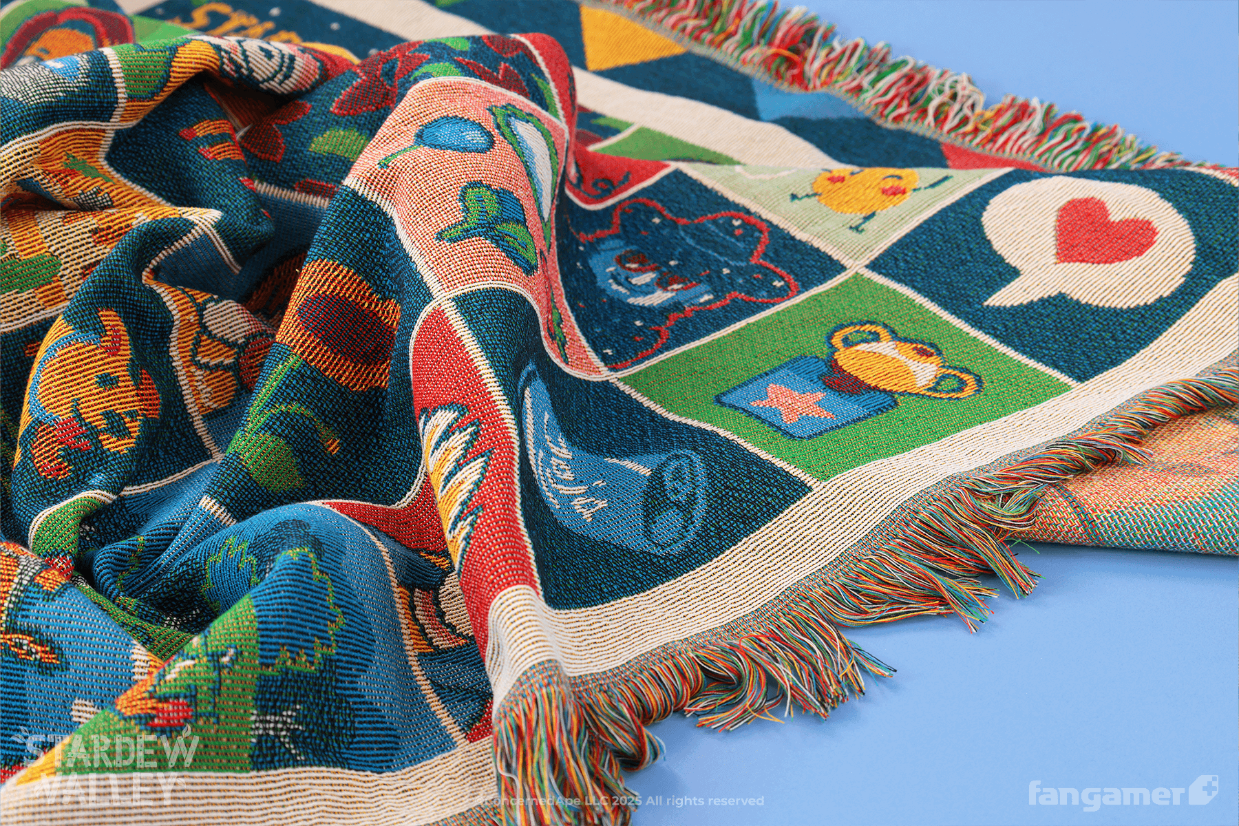 Farmhouse Patchwork Throw Blanket