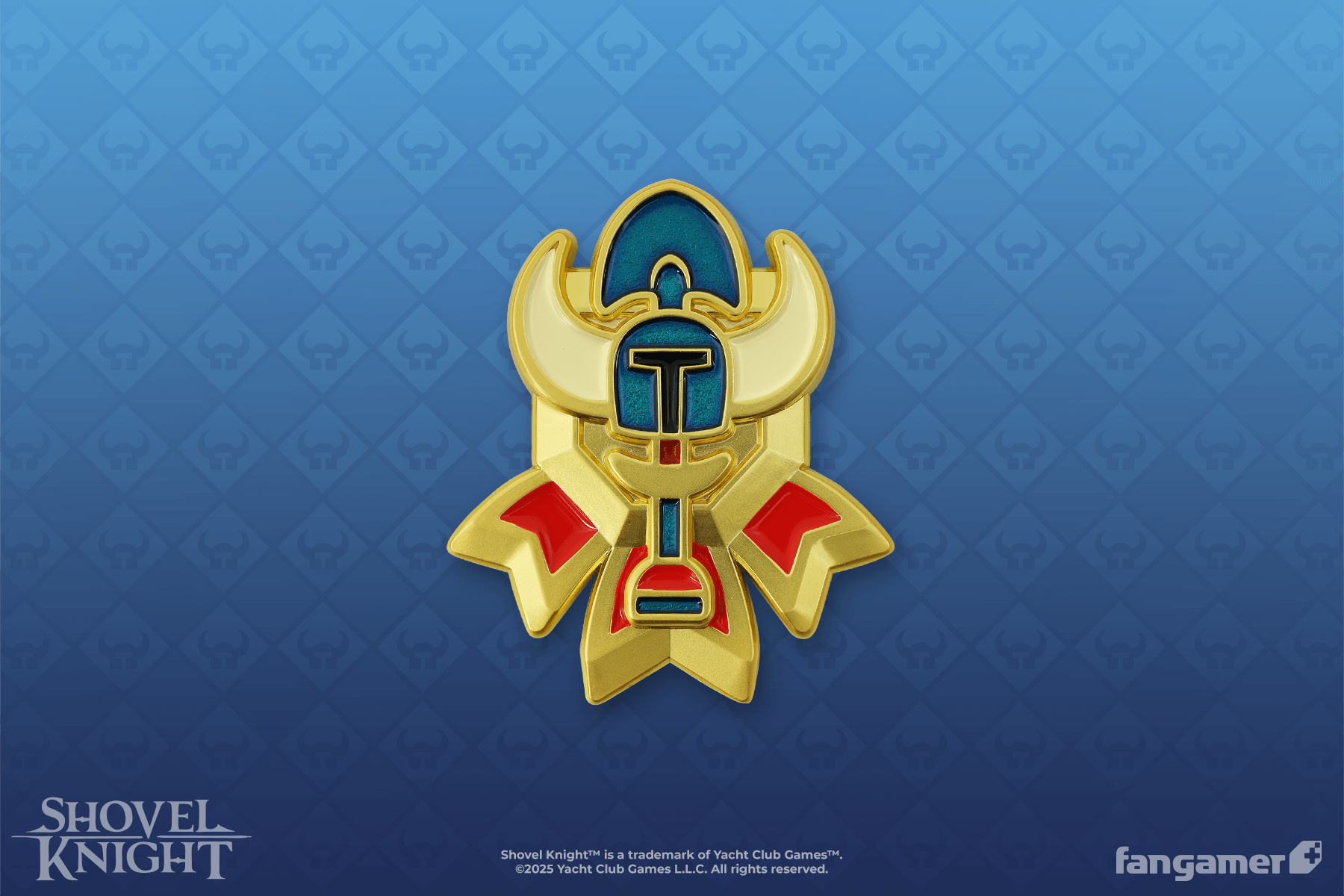 Shovel Knight Die Cast Celebration Pin
