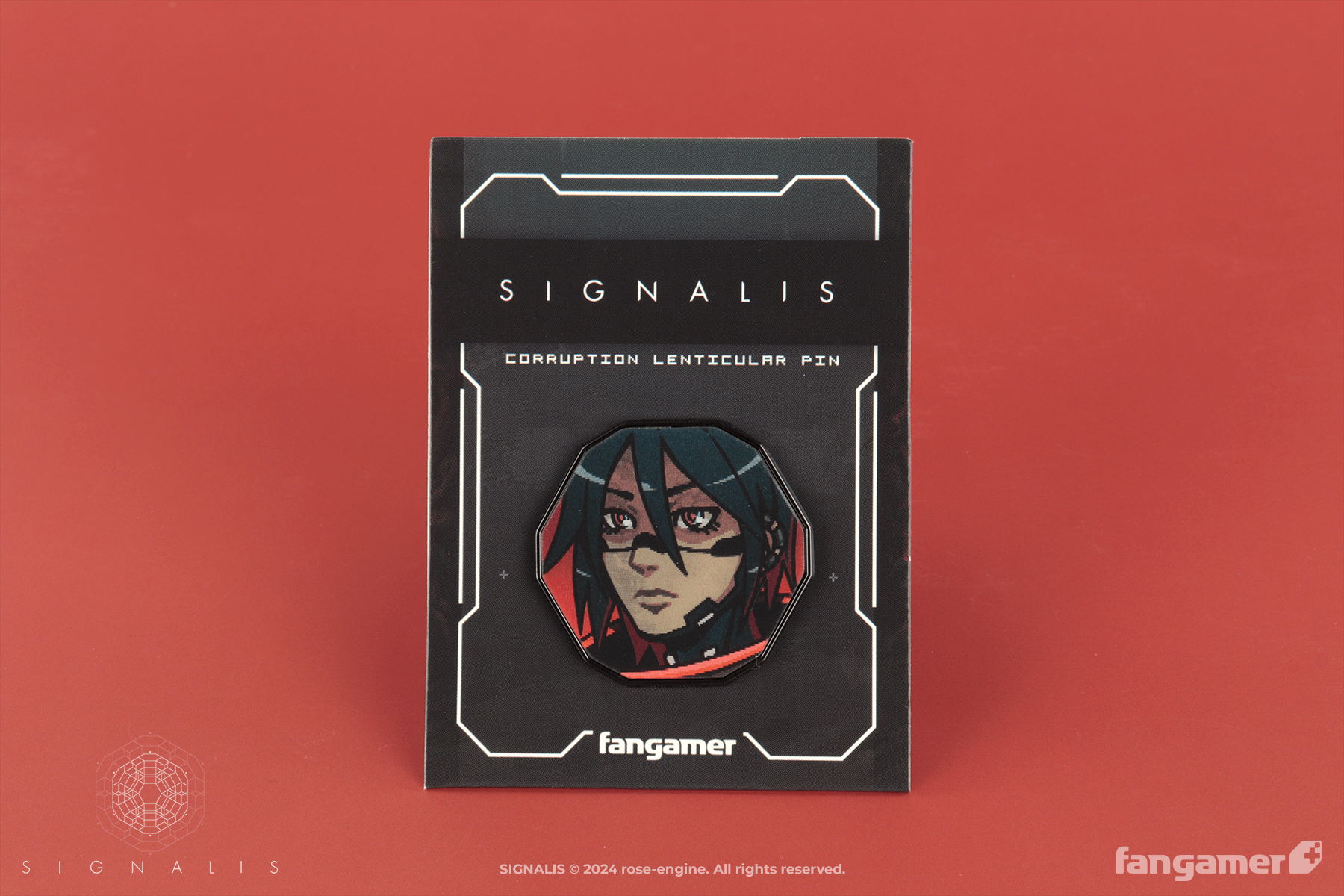 Corruption Lenticular Pin