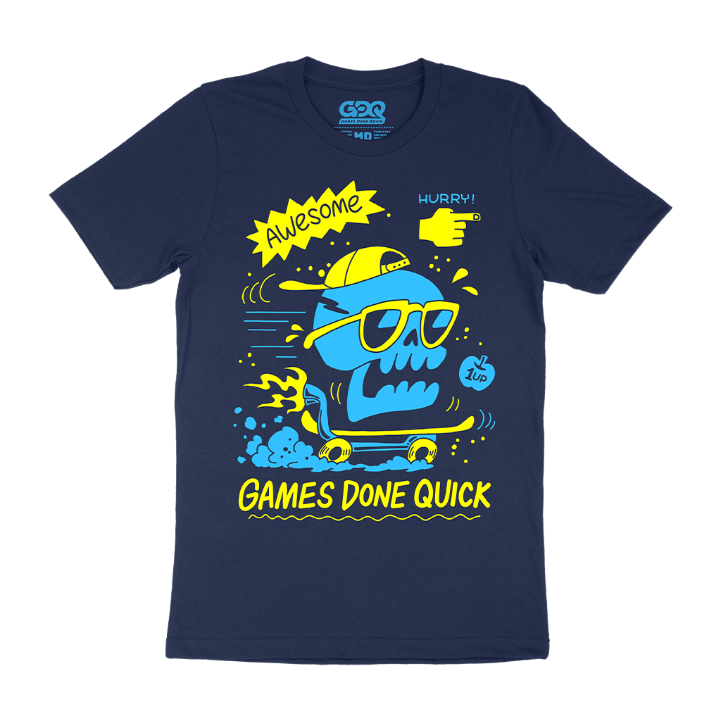 GDQ Skater Skull