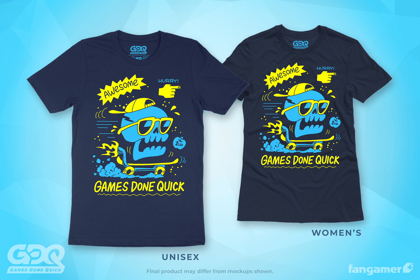 GDQ Skater Skull