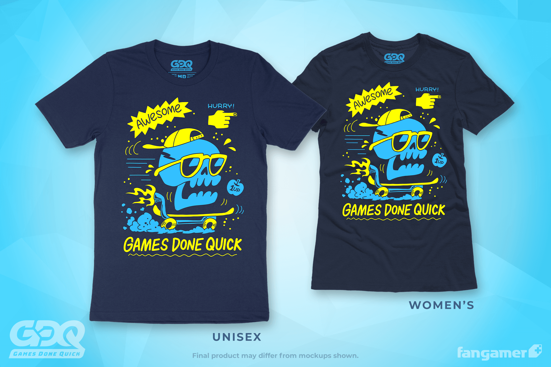 GDQ Skater Skull