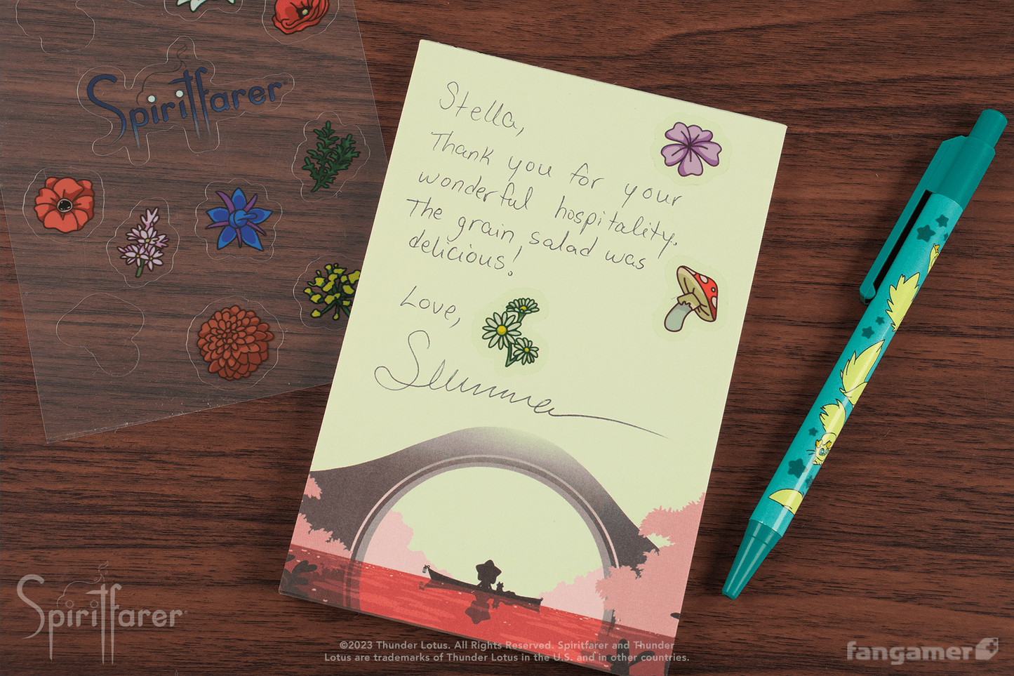 Spiritfarer Stationery Set
