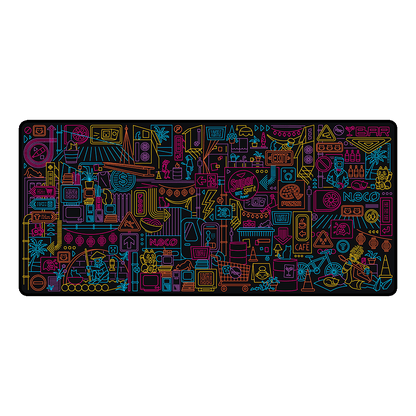 Walled City 99 Desk Mat