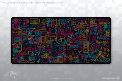 Walled City 99 Desk Mat