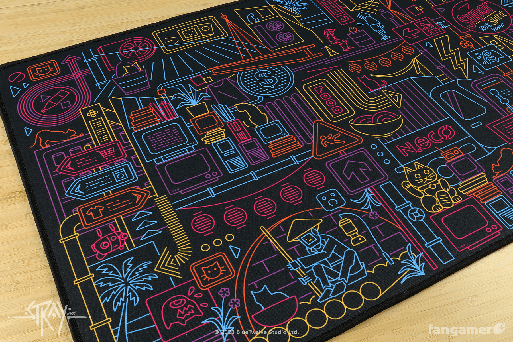 Walled City 99 Desk Mat