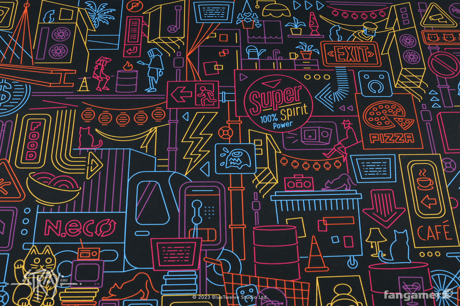 Walled City 99 Desk Mat