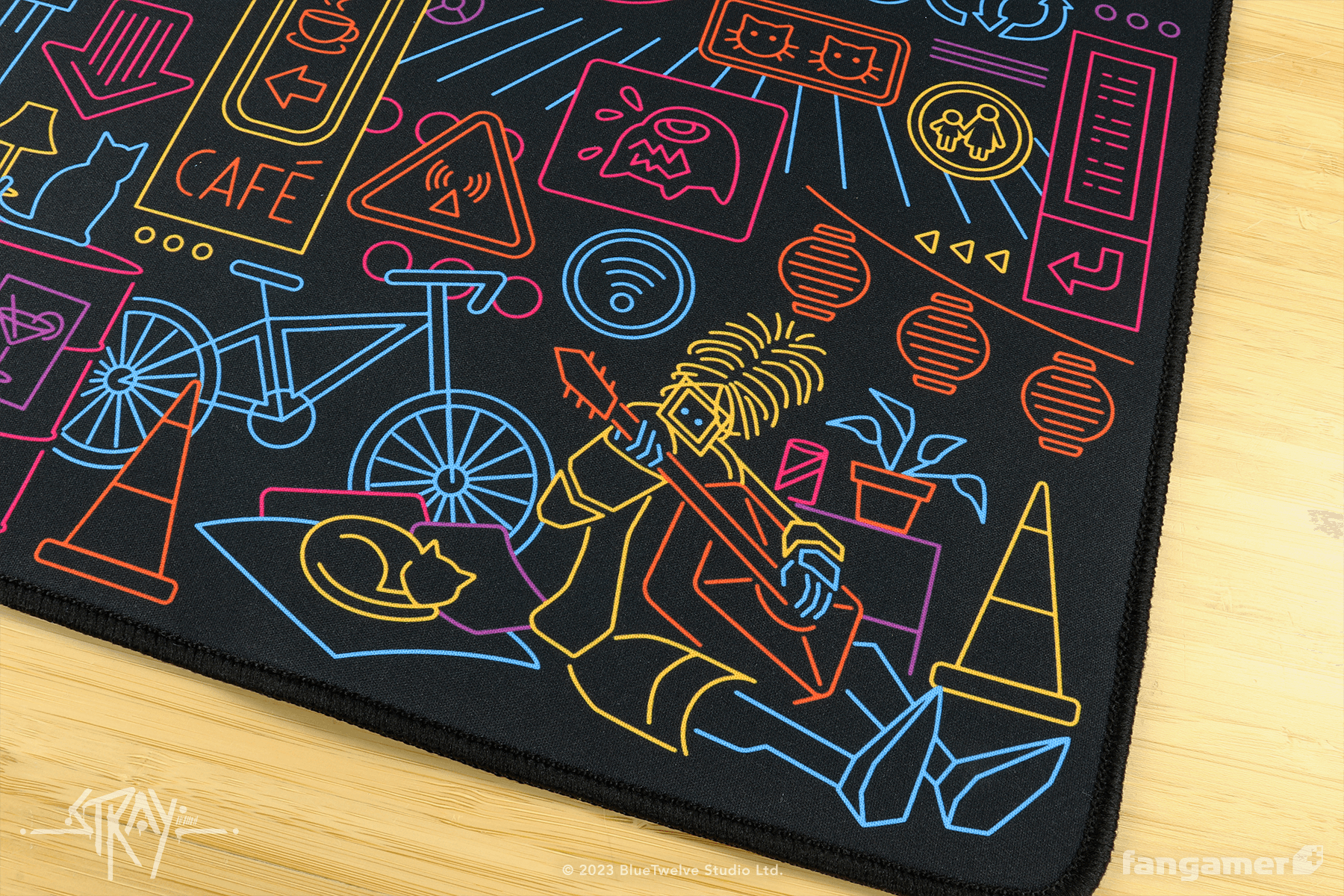 Walled City 99 Desk Mat