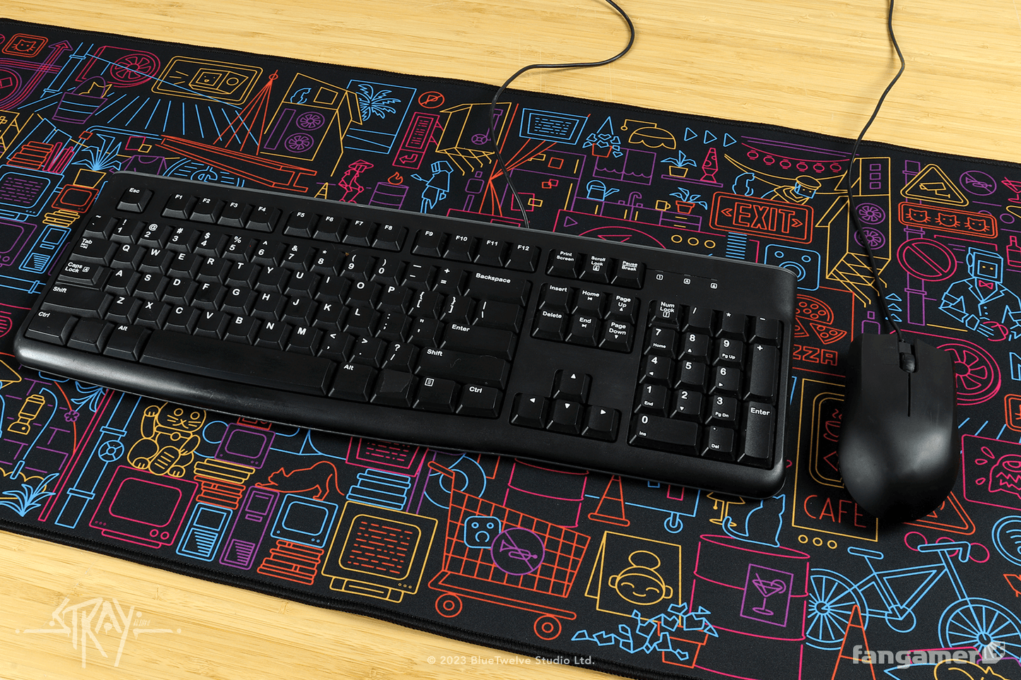 Walled City 99 Desk Mat
