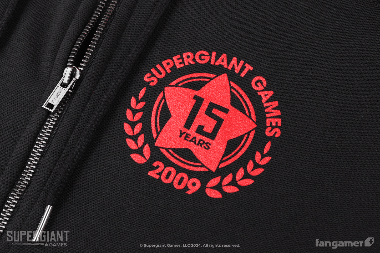 Supergiant Games 15th Anniversary Zip-Up Hoodie