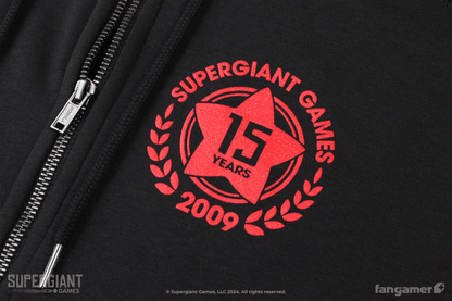 Supergiant Games 15th Anniversary Zip-Up Hoodie