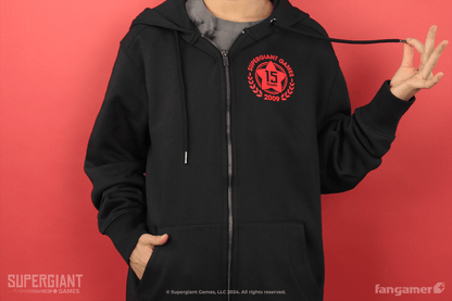 Supergiant Games 15th Anniversary Zip-Up Hoodie