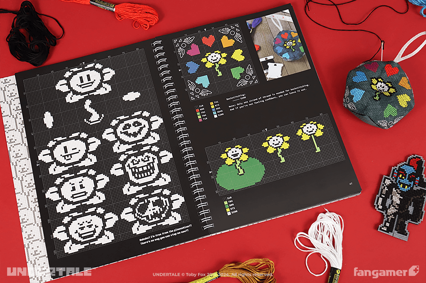 UNDERTALE Cross Stitch Book