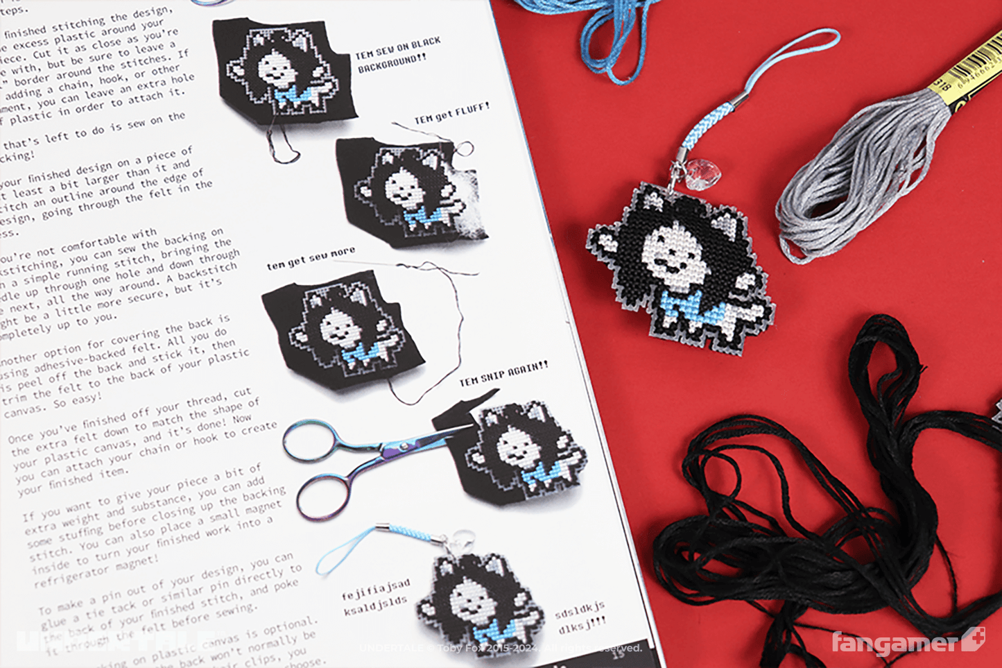UNDERTALE Cross Stitch Book