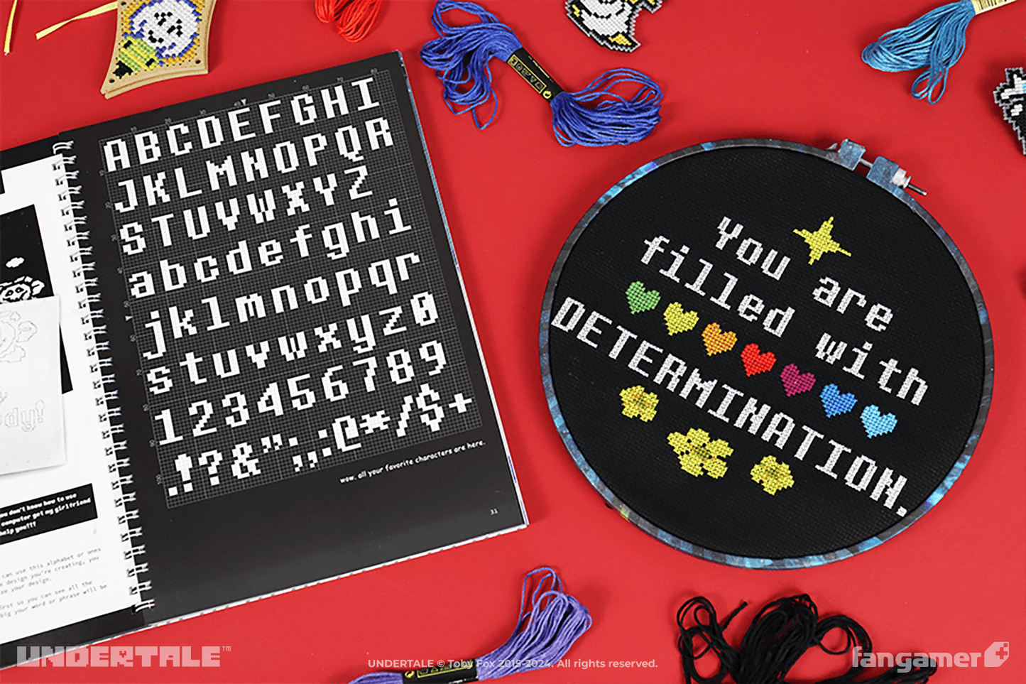 UNDERTALE Cross Stitch Book