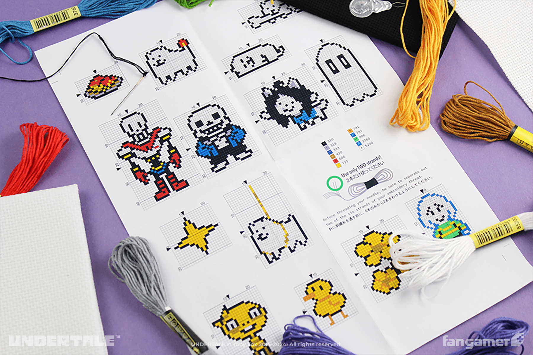 UNDERTALE Cross Stitch Kit