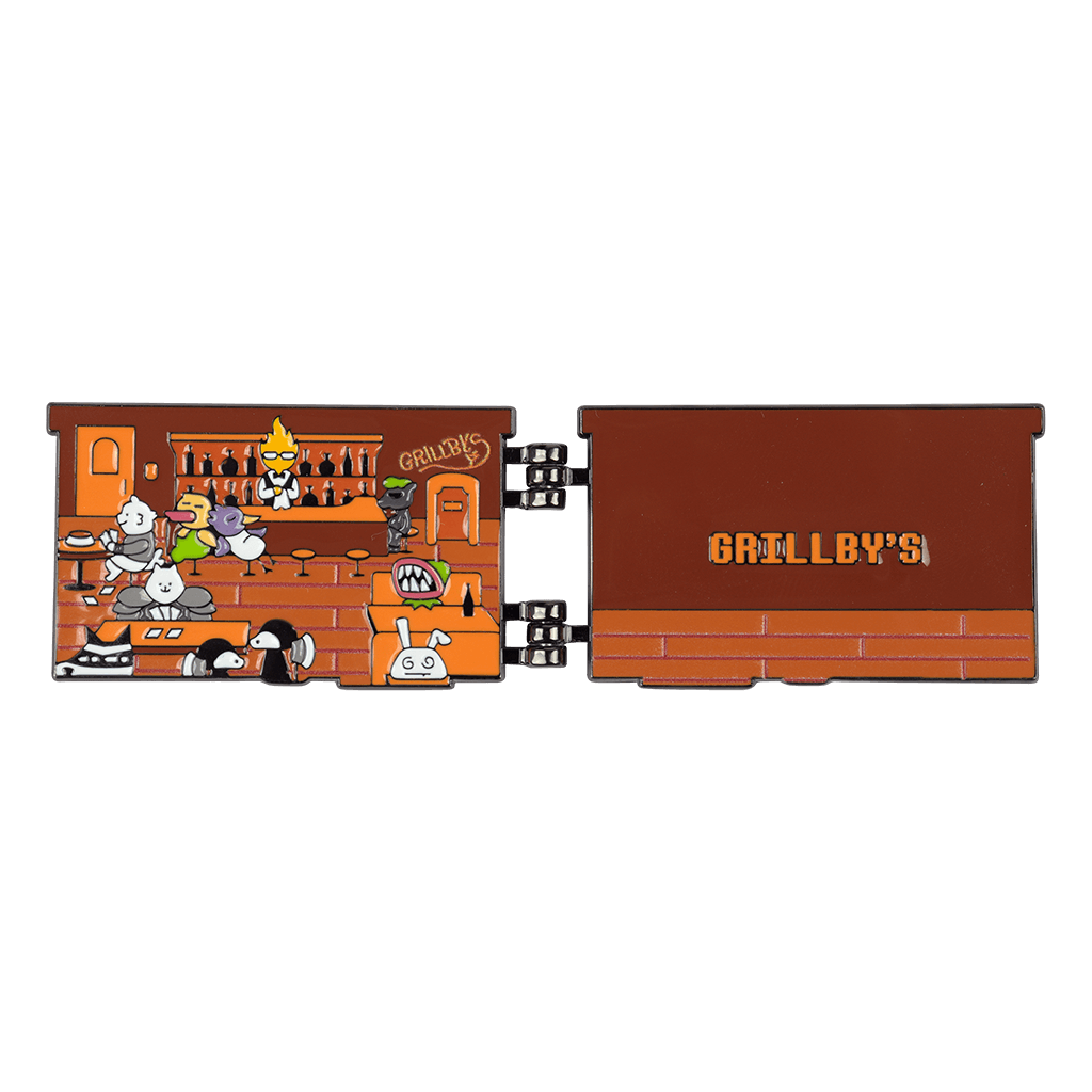 Grillby's Hinged Pin