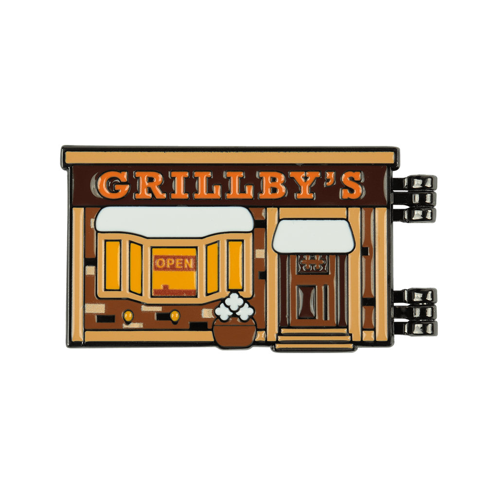 Grillby's Hinged Pin