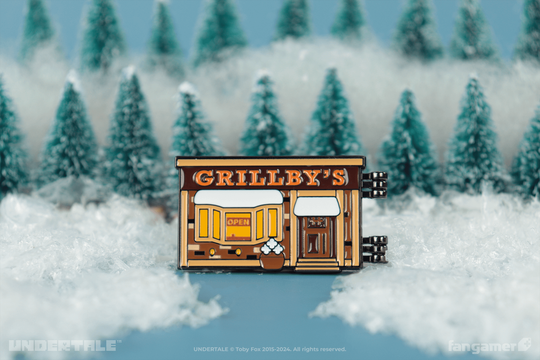 Grillby's Hinged Pin