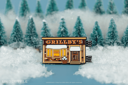 Grillby's Hinged Pin