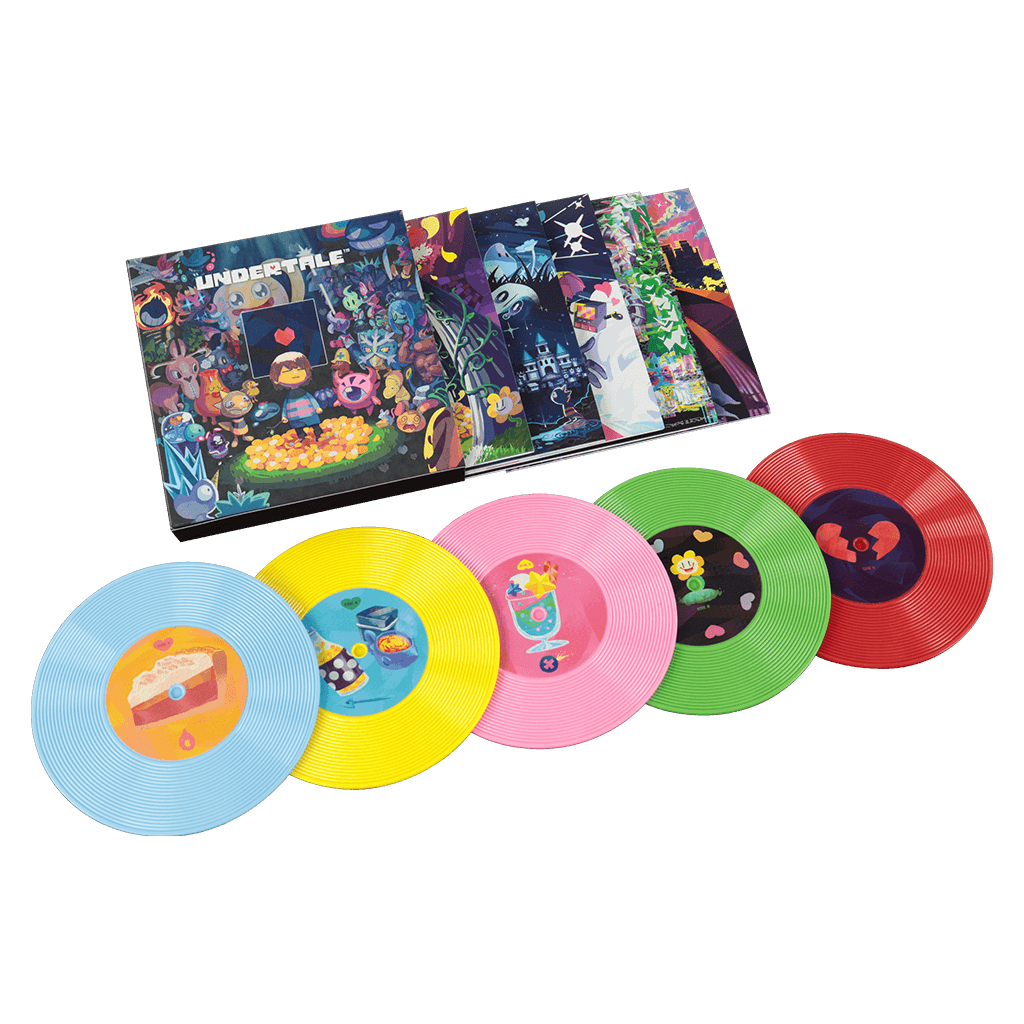 UNDERTALE Vinyl Record Coaster Set
