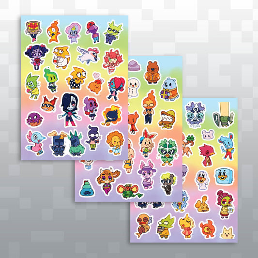 New Friends Sticker Sheets Set 1