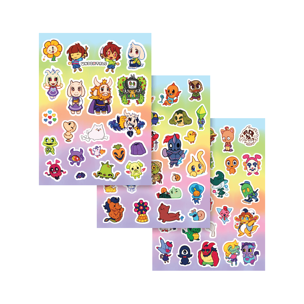 New Friends Sticker Sheet Set A