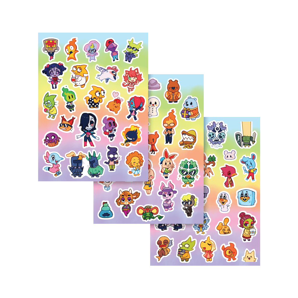 New Friends Sticker Sheets Set 1