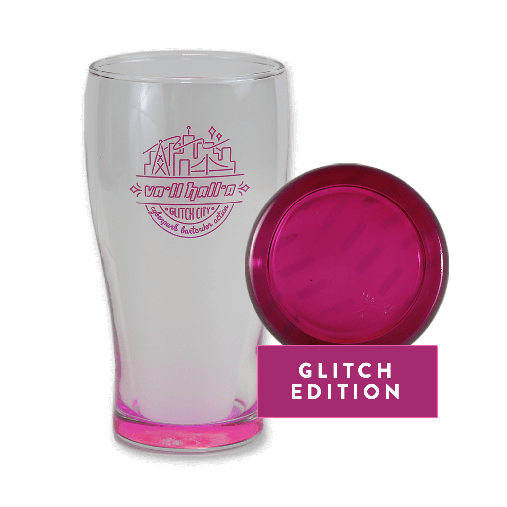 VA-11 HALL-A Pub Glass & Coaster Set