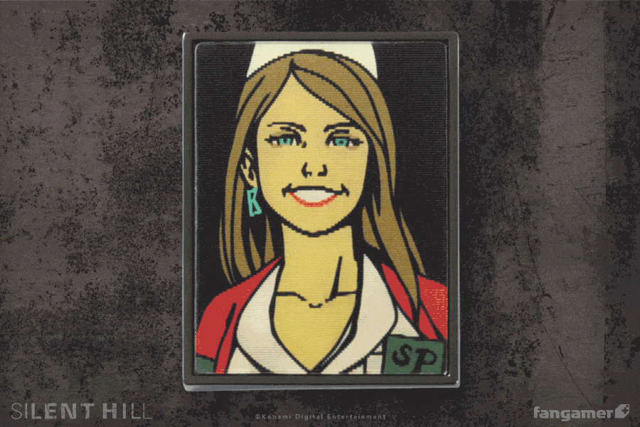 Bloody Lisa Lenticular Pin