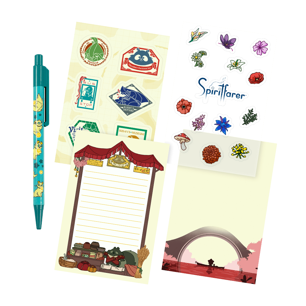 Spiritfarer Stationery Set