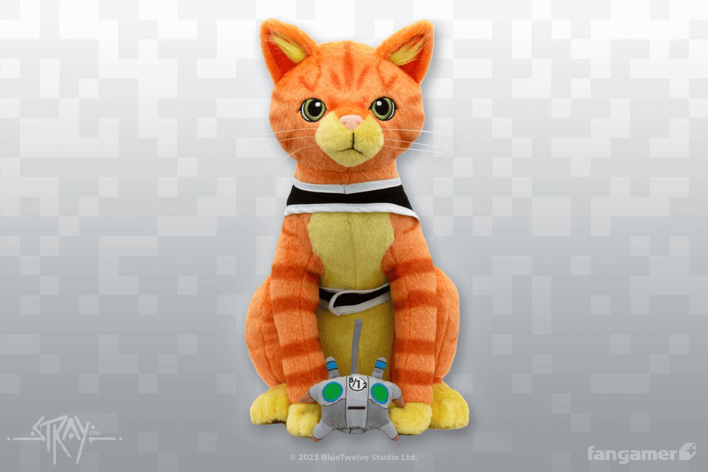 Cat and B-12 Plush Set