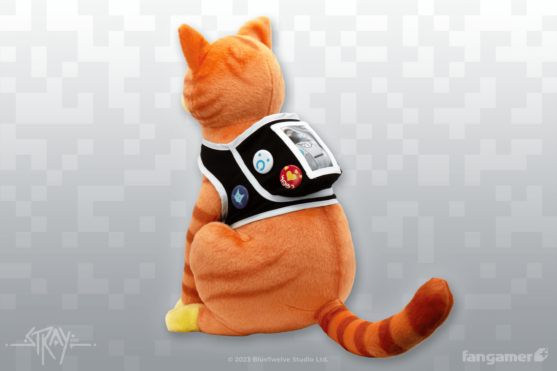 Cat and B-12 Plush Set