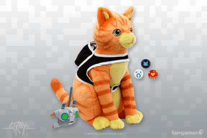 Cat and B-12 Plush Set