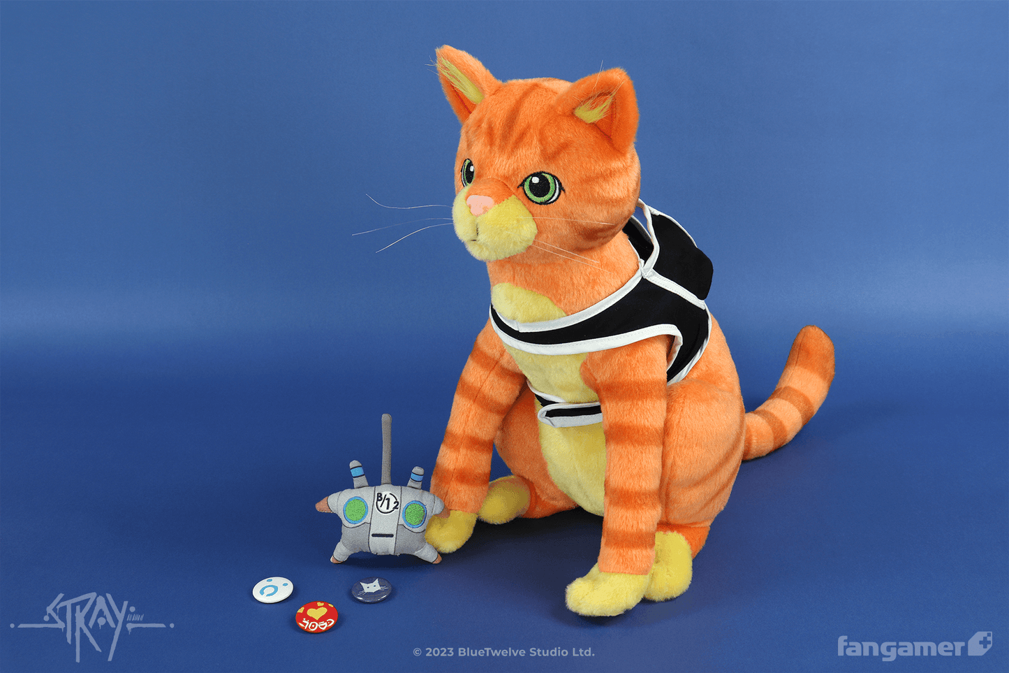 Cat and B-12 Plush Set
